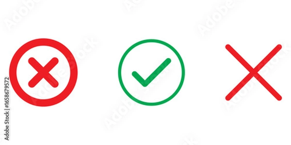 Fototapeta check mark icon.