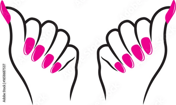Obraz ONGLES DE FEMME.eps