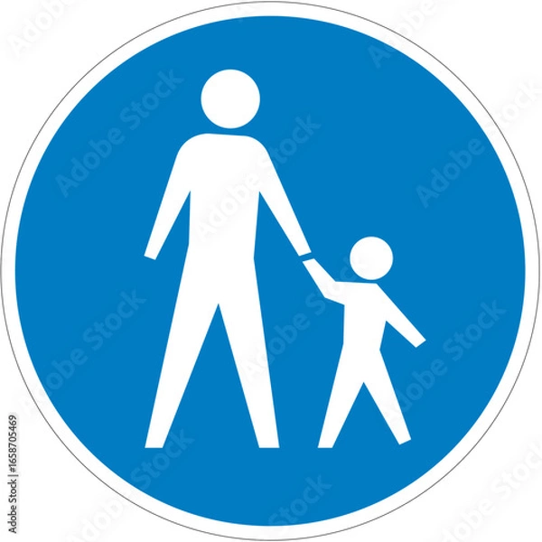 Obraz Traffic and road sign