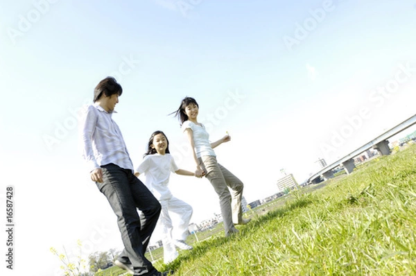 Obraz 草原のファミリー