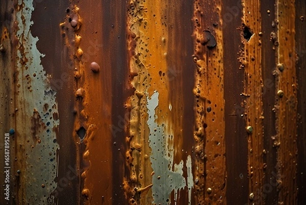 Fototapeta old rusty metal background