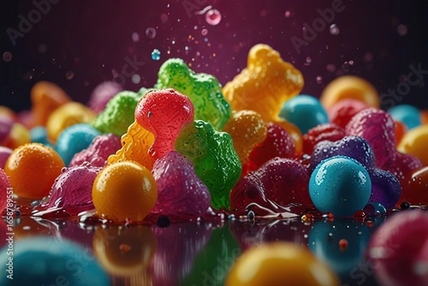 Fototapeta chocolate easter eggs