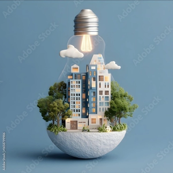 Fototapeta Create an image of a Unique Opportunity in a building plan property Invest in Your Future.