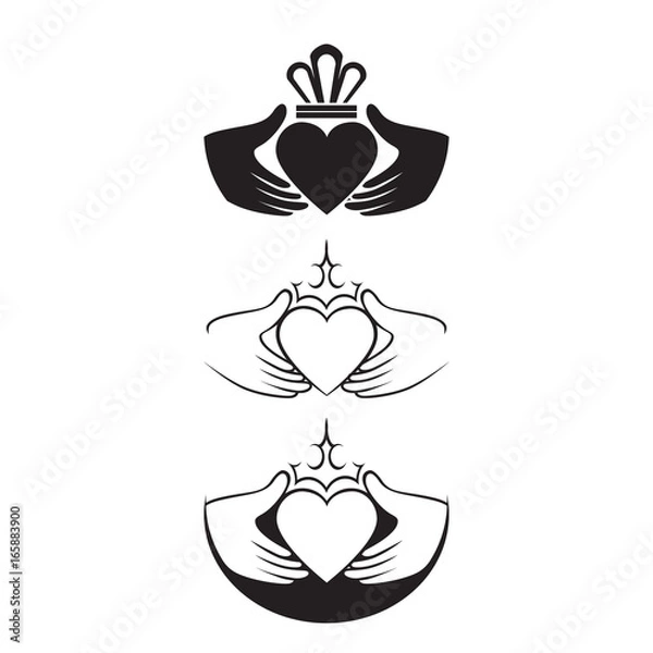 Obraz Claddagh Symbols