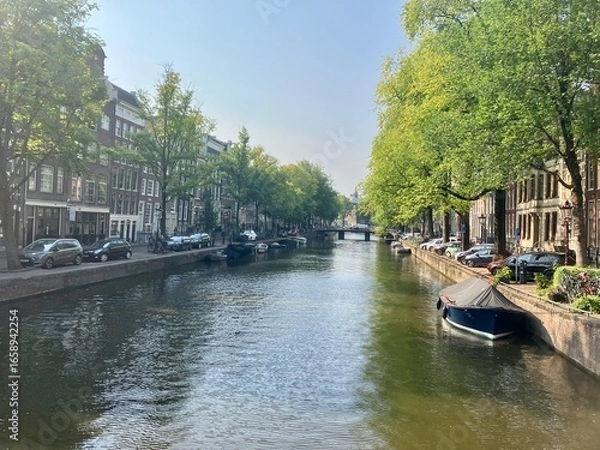 Obraz canal in amsterdam