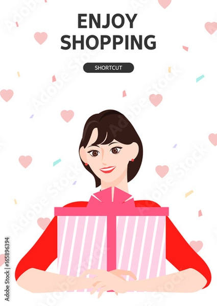 Obraz Shopping illustration