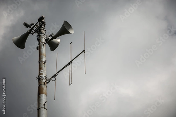 Obraz 防災行政無線のスピーカー