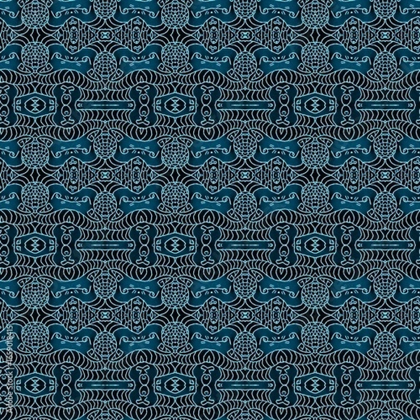 Fototapeta seamless floral pattern