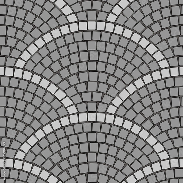 Obraz Cobblestone Pavement Seamless vector pattern