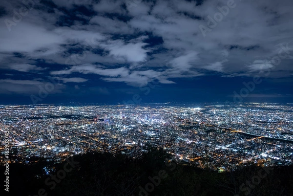 Obraz 北海道の展望台