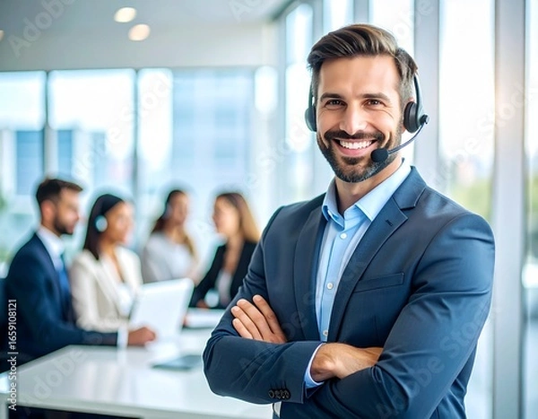 Fototapeta Service-Hotline