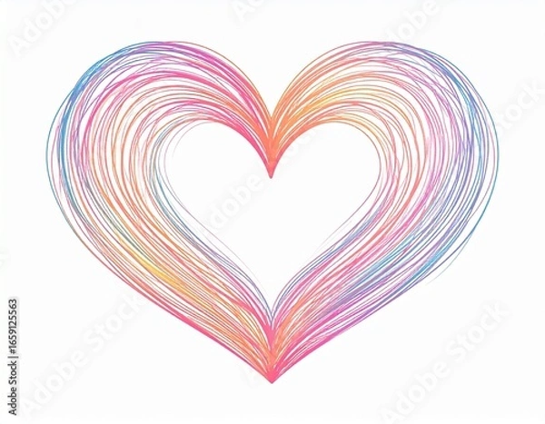 Obraz hand drawn heart icon
