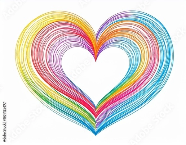 Obraz hand drawn heart icon
