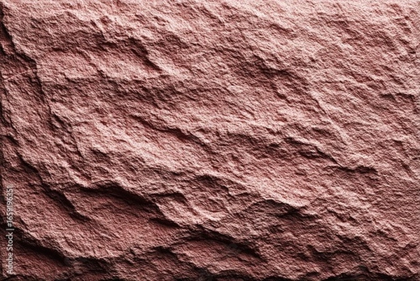 Fototapeta Close-up of a rough, textured, reddish-brown stone surface