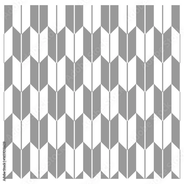 Obraz 矢絣模様のグレー＆白1点素材