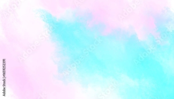 Obraz Abstract pastel cloud shapes