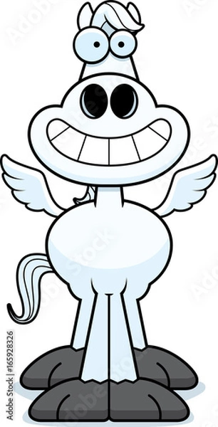 Obraz Happy Cartoon Pegasus