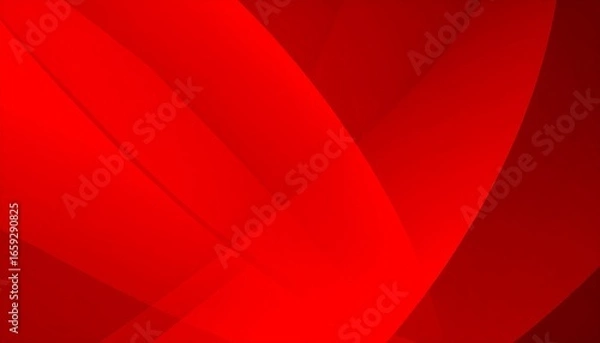 Obraz Abstract red curves