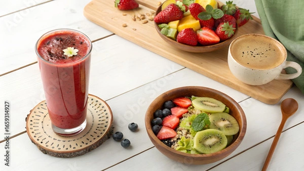 Obraz fresh vegetable salad