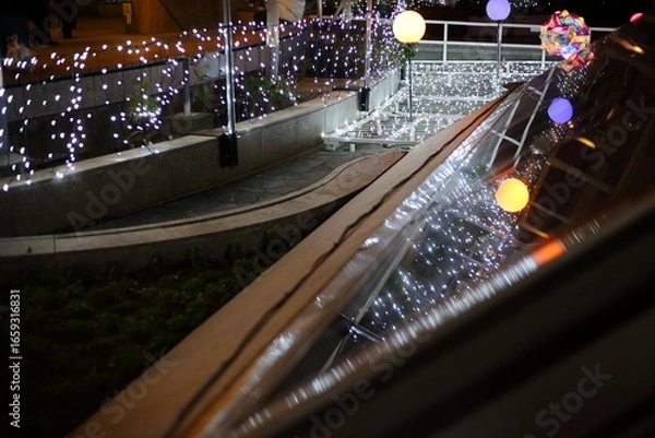 Fototapeta クリスマスのイルミネーション