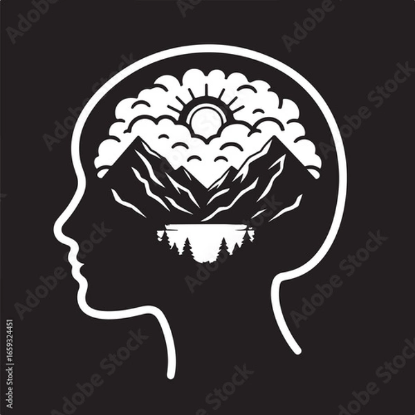 Obraz Abstract geometric pattern with vibrant color accents isolated on white background isolated on transparent background silhouette