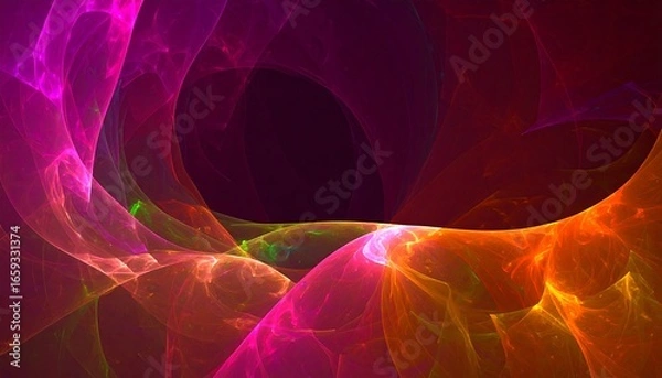 Obraz Abstract swirling fractal design