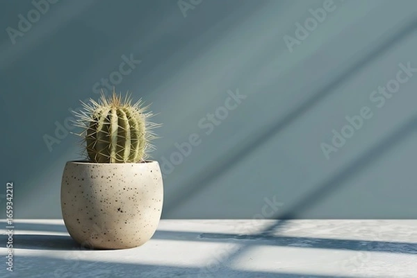 Obraz cactus in a pot