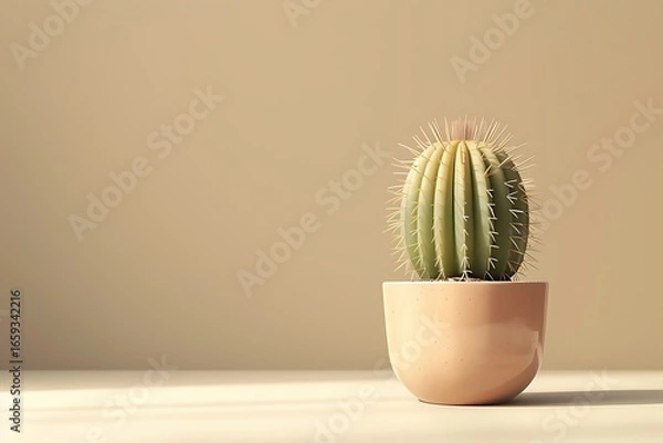 Obraz cactus in a pot