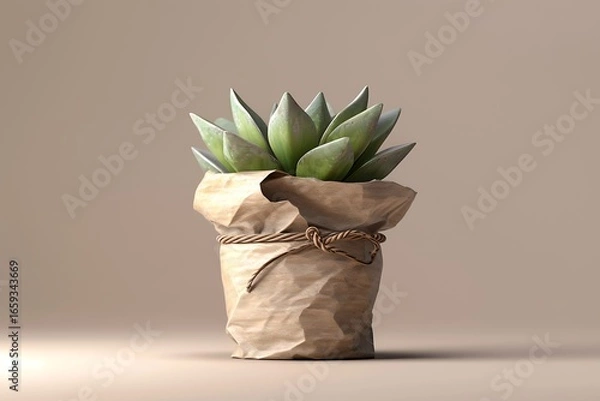 Obraz cactus in a pot