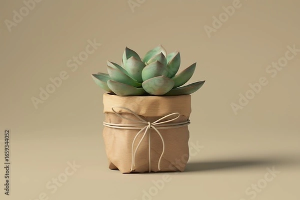 Obraz cactus in a pot