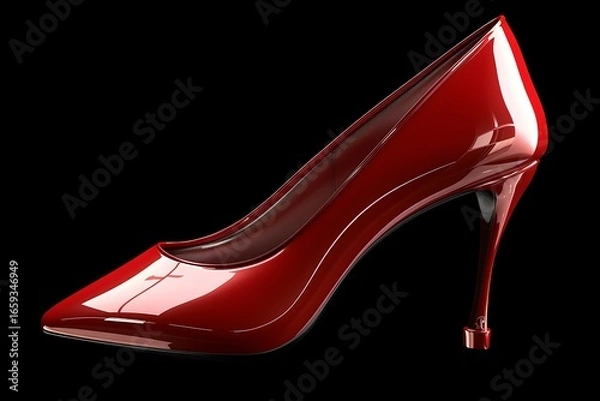 Obraz red high heels