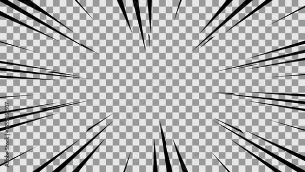 Fototapeta comic flash explosion tranparents backgound
