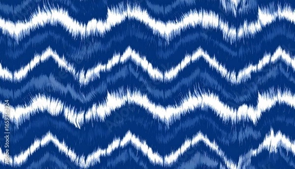 Obraz Abstract tie-dye chevron pattern