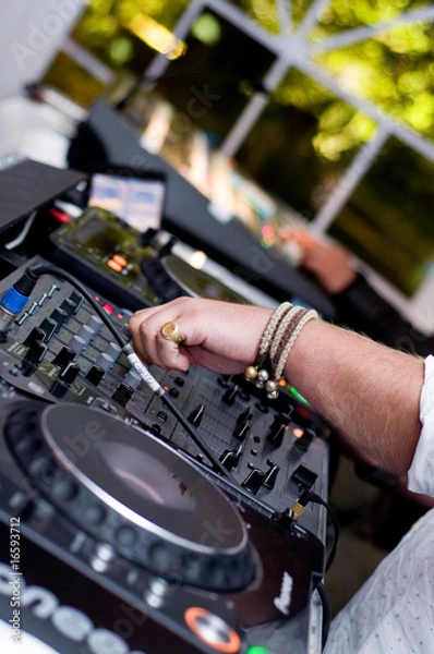 Fototapeta Table de mixage