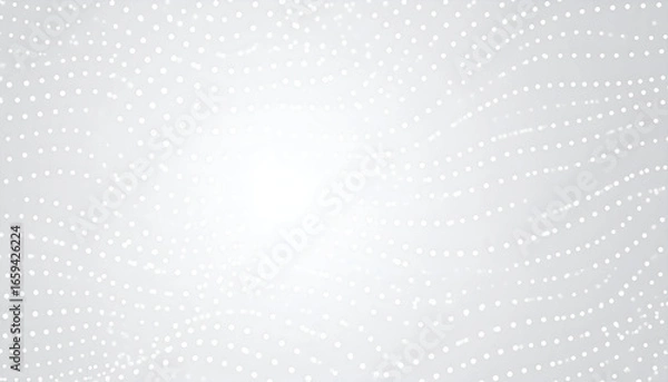 Fototapeta Abstract Gray Wavy Dot Pattern.