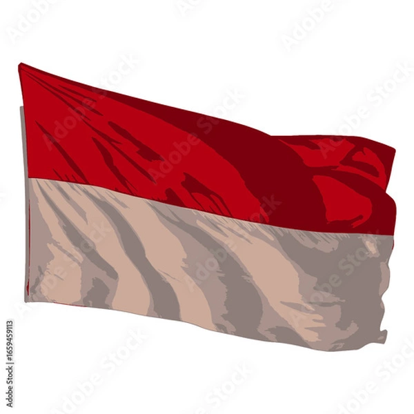 Obraz Indonesian Flag