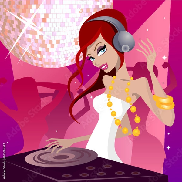 Fototapeta disc jokey