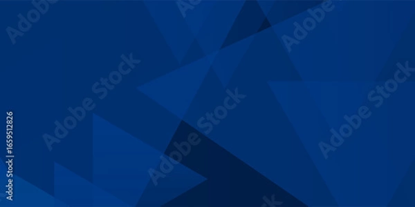 Fototapeta Blue abstract on blue dark gradient background. Simple