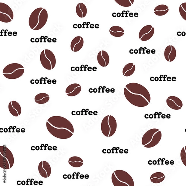 Obraz Бесшовный фон кофе