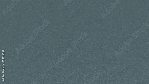 Fototapeta Solid slate blue background with a subtle paper grain texture. An elegant and simple surface for graphic design, web backdrops, and minimalist concepts