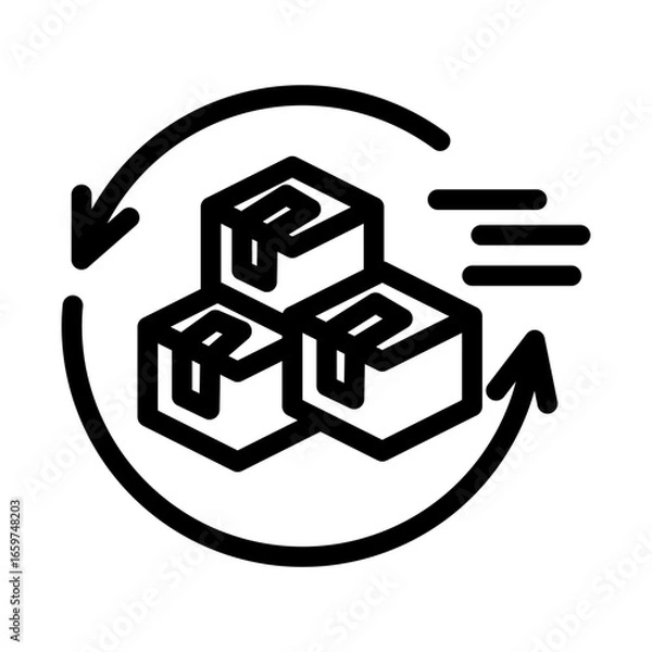 Fototapeta logistic and delivery