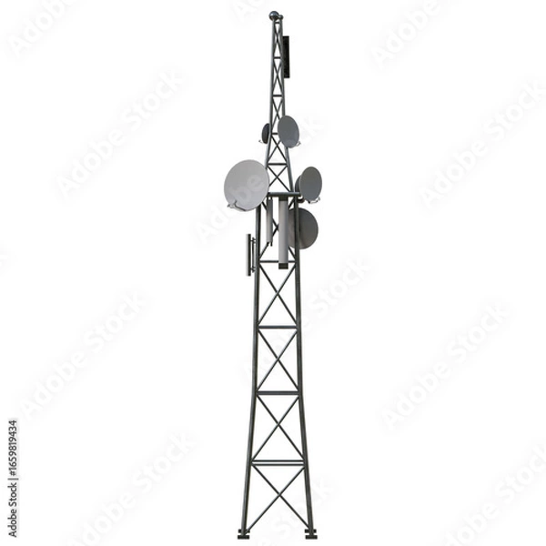 Fototapeta Antenna tower internet nework
