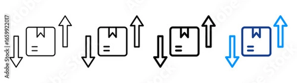 Obraz Reorder Icon Different Style Outline Collection Set