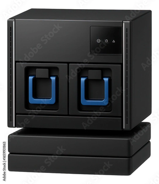 Fototapeta Modular UPS with expandable battery modules and hot-swappable components