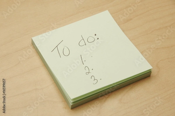 Obraz to do list