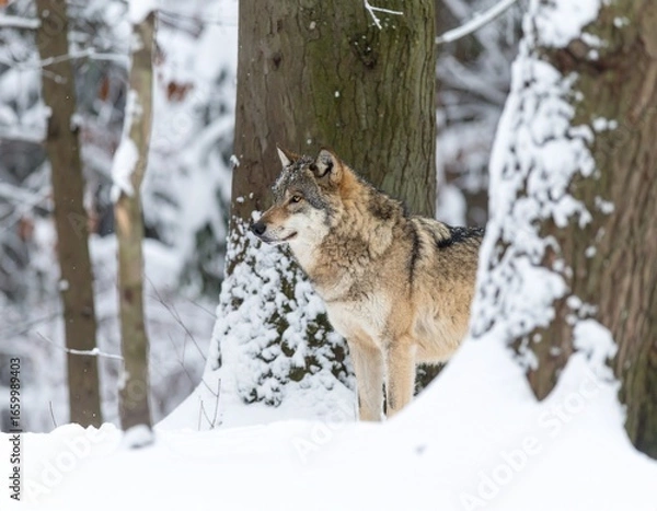 Obraz Wolf in Snow