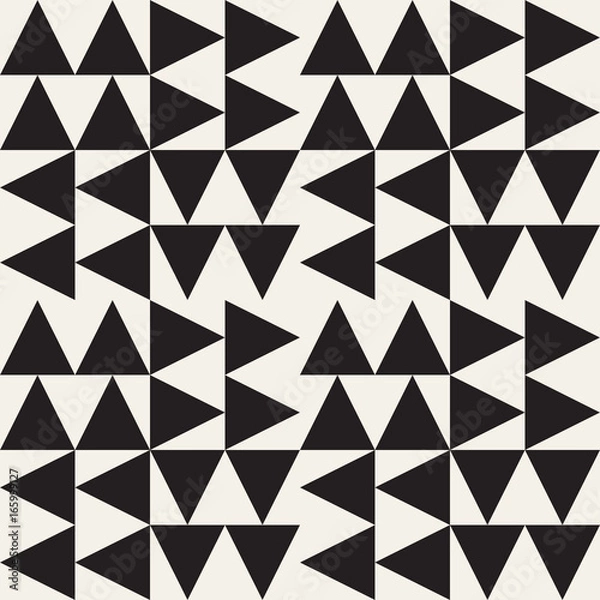 Obraz Seamless abstract decorative background. Vector geometric tiling pattern