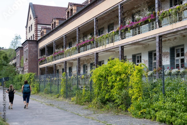 Obraz Beelitz Heilstätten Pathway – Abandoned Sanatorium Tourism
