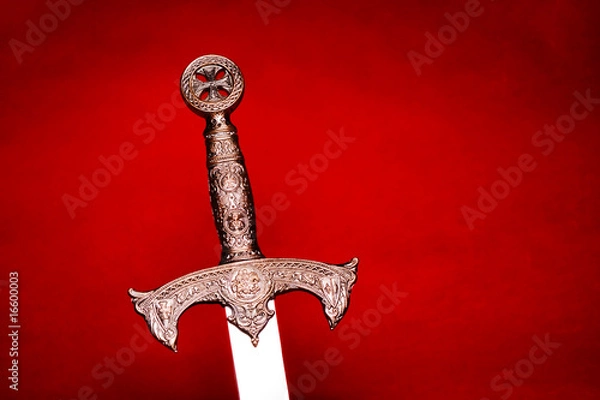 Obraz medieval sword hilt