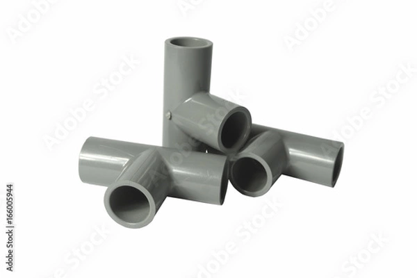 Fototapeta pvc plastic pipe conection